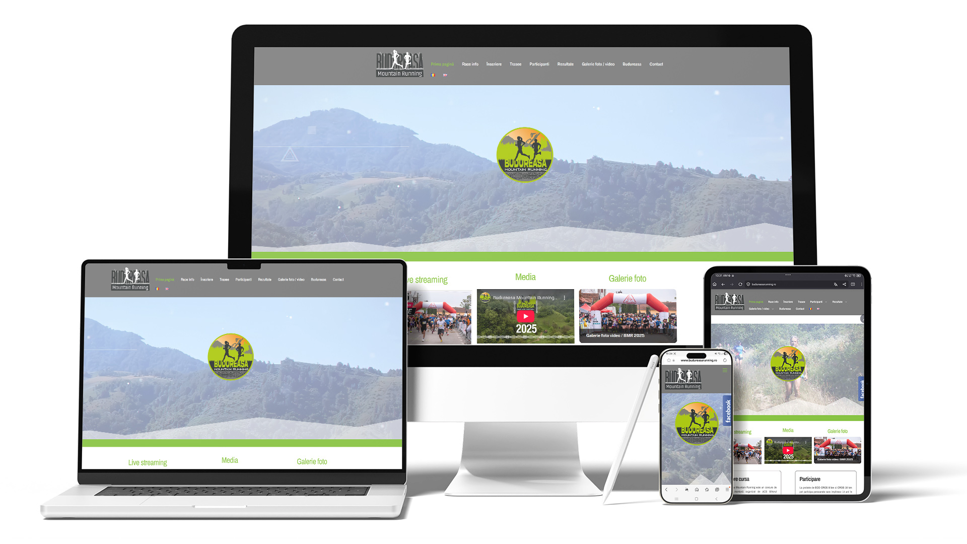 Website Design Budureasa Mountain Running